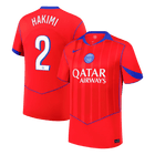 Maillot Domicile PSG 2025/26 HAKIMI #2 Rouge