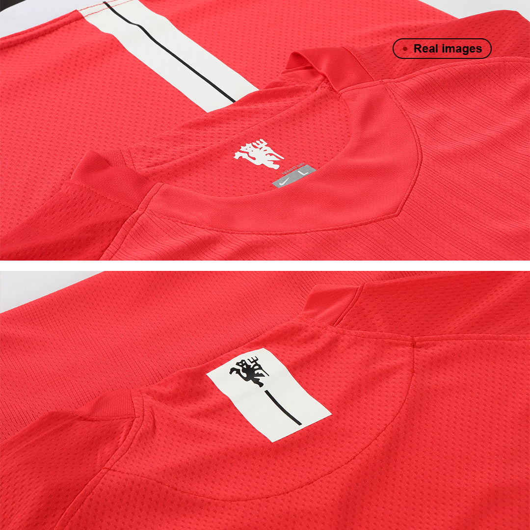 Rétro RONALDO #7 Manchester United Maillot Domicile 2007/08 Rouge