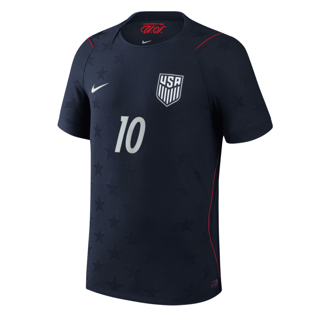 PULISIC #10 USA Away Jersey - World Cup 2026 Black Player