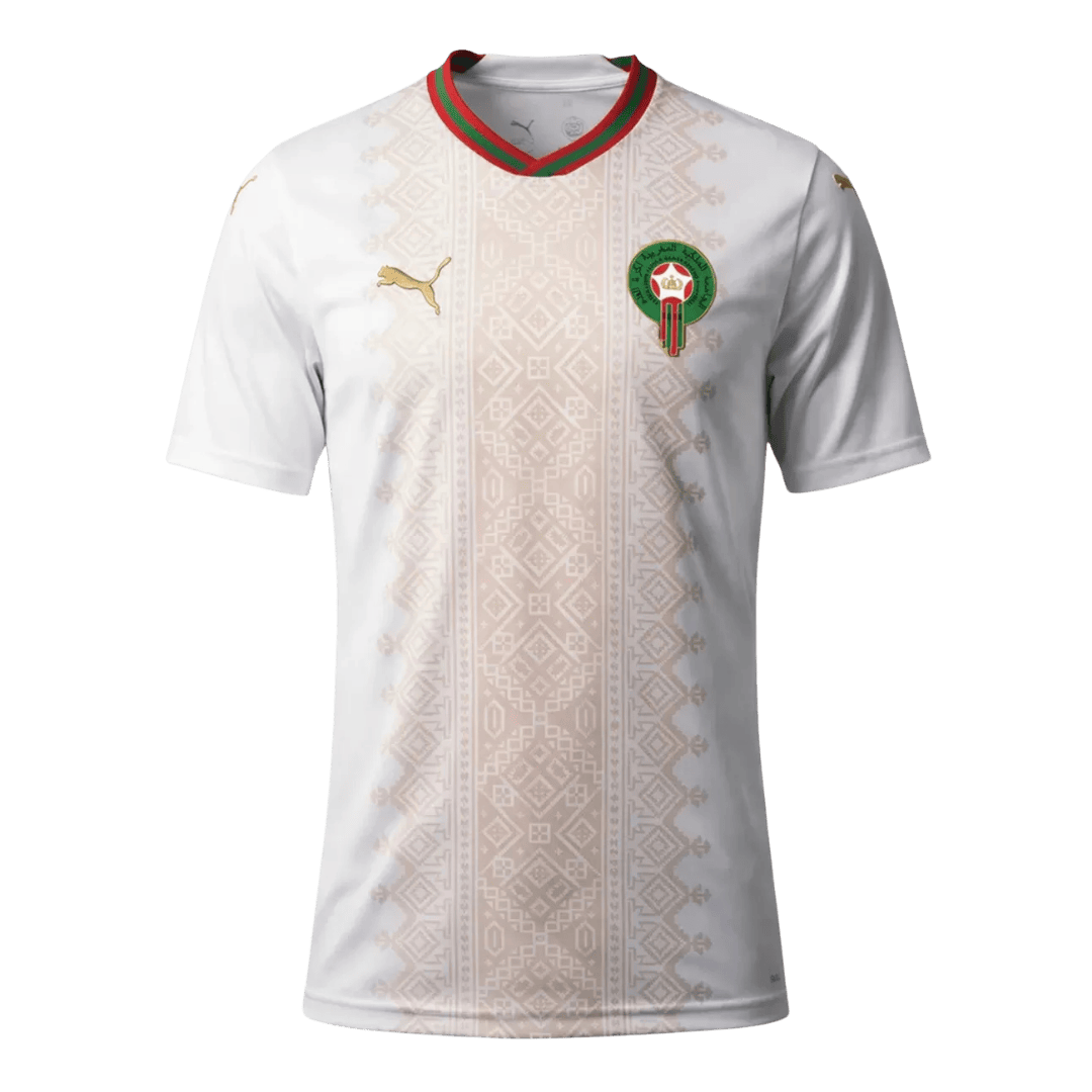 Maillot Extérieur Maroc - Coupe du Monde 2026 Blanc
