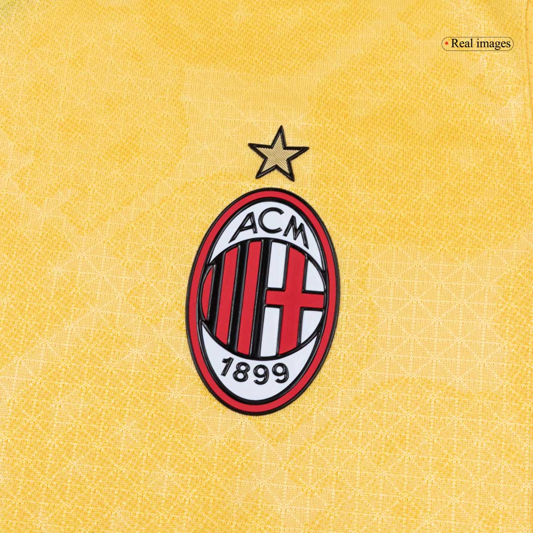 AC Milan Troisième Maillot 2025/26 Jaune Joueur