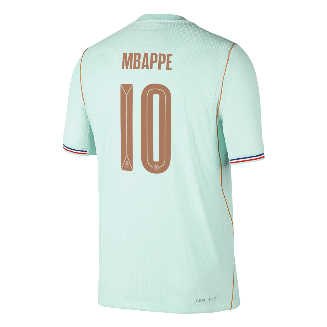 Maillot de foot MBAPPE #10 France Extérieur - Coupe du Monde 2026 Vert Joueur