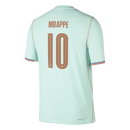 Maillot de foot MBAPPE #10 France Extérieur - Coupe du Monde 2026 Vert Joueur