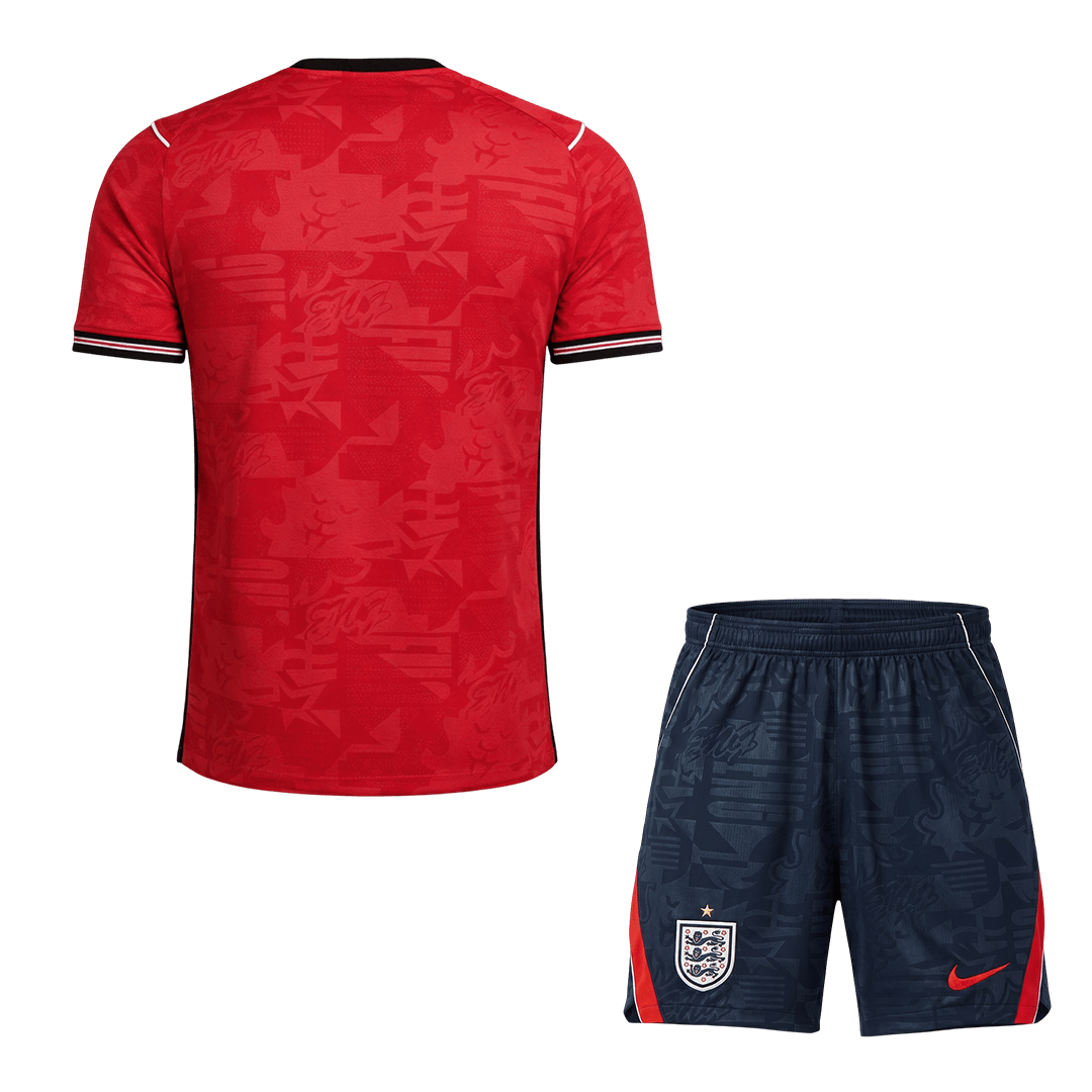 England Away Jersey Kit - World Cup 2026 Red