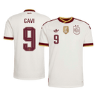 GAVI #9 Espagne Extérieur Maillot - Coupe du Monde 2026 Blanc Joueur