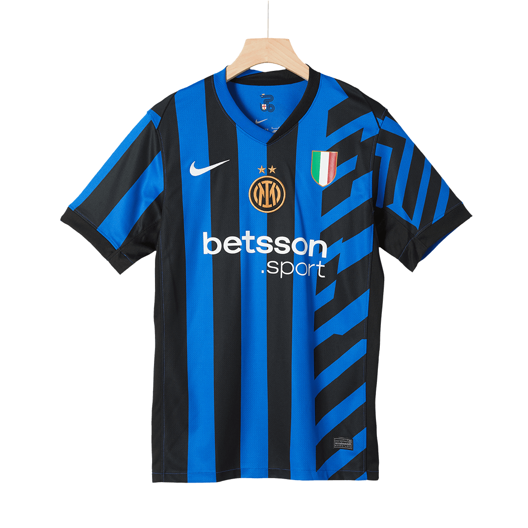 Inter Milan Maillot Domicile 2024/25 Noir et Bleu