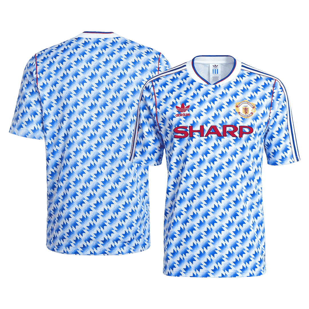 Retro Manchester United Away Shirt 1990/92 Blue