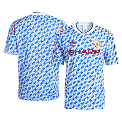 Retro Manchester United Away Shirt 1990/92 Blue