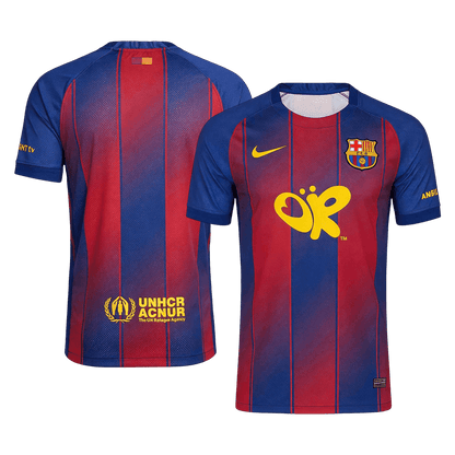 Barcelona Domicile Maillot 2025/26 Rouge&Bleu