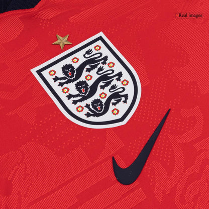 RICE #4 Angleterre Maillot Extérieur - Coupe du Monde 2026 Rouge Joueur