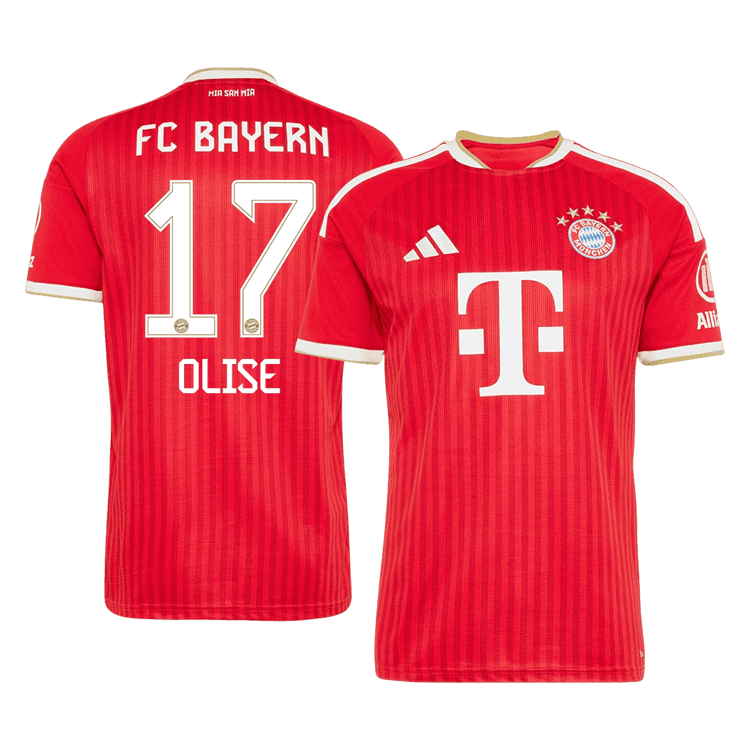 OLISE #17 Bayern Munich Domicile Maillot 2026/27 Rouge