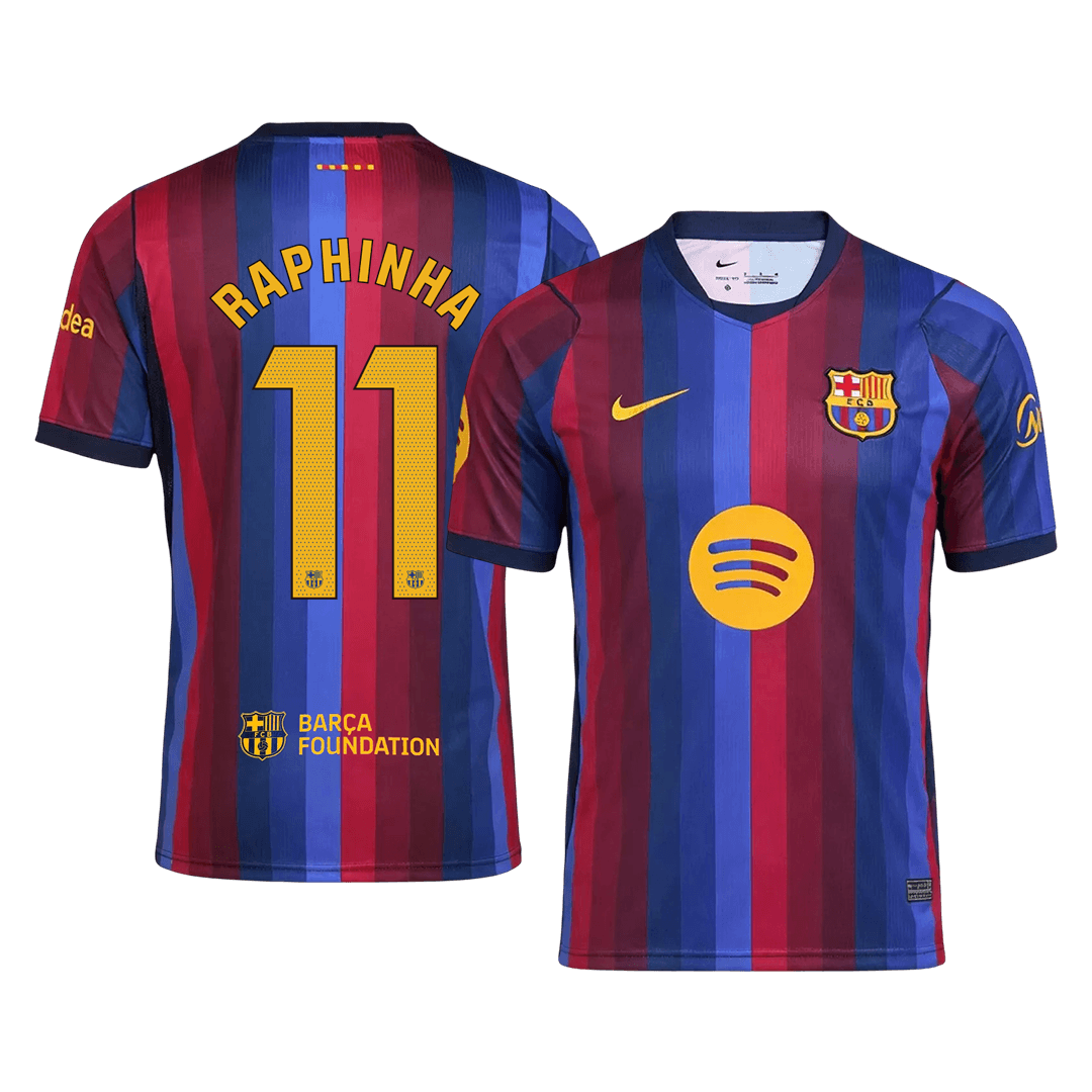 RAPHINHA #11 Barcelona Domicile Maillot 2026/27 Blue&Garnet