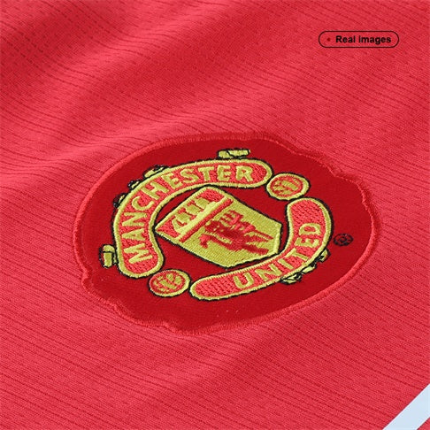 Maillot Rétro Domicile Manchester United 2007/08 Rouge
