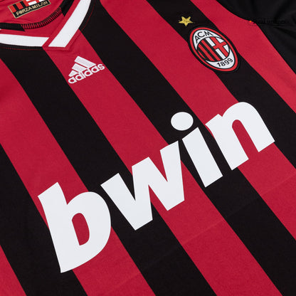 Retro AC Milan Domicile Maillot 2009/10 Rouge&Noir