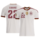 CUBARSÍ #22 Espagne Extérieur Maillot - Coupe du Monde 2026 Blanc