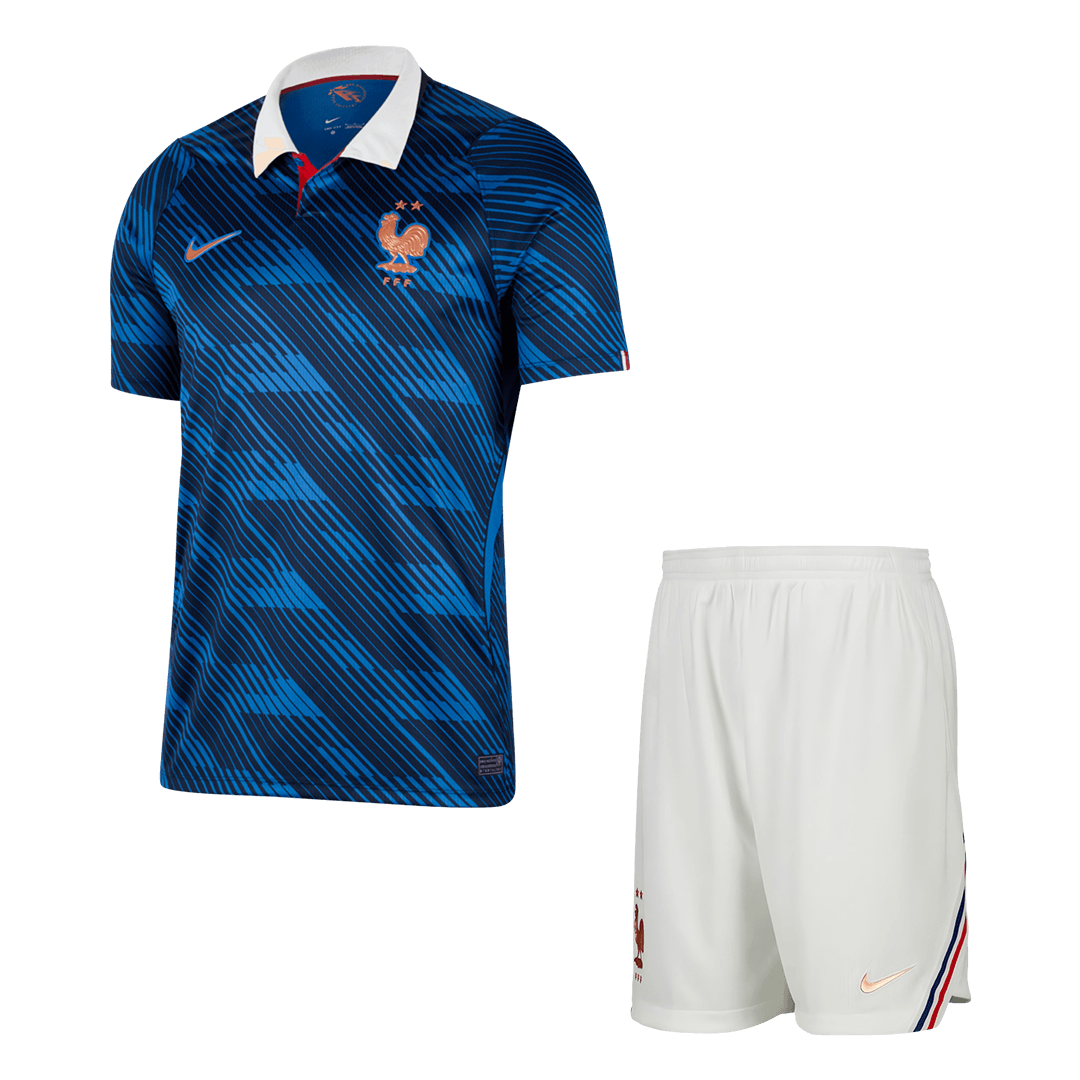 Kit Maillot Domicile France - Coupe du Monde 2026 Bleu&Blanc