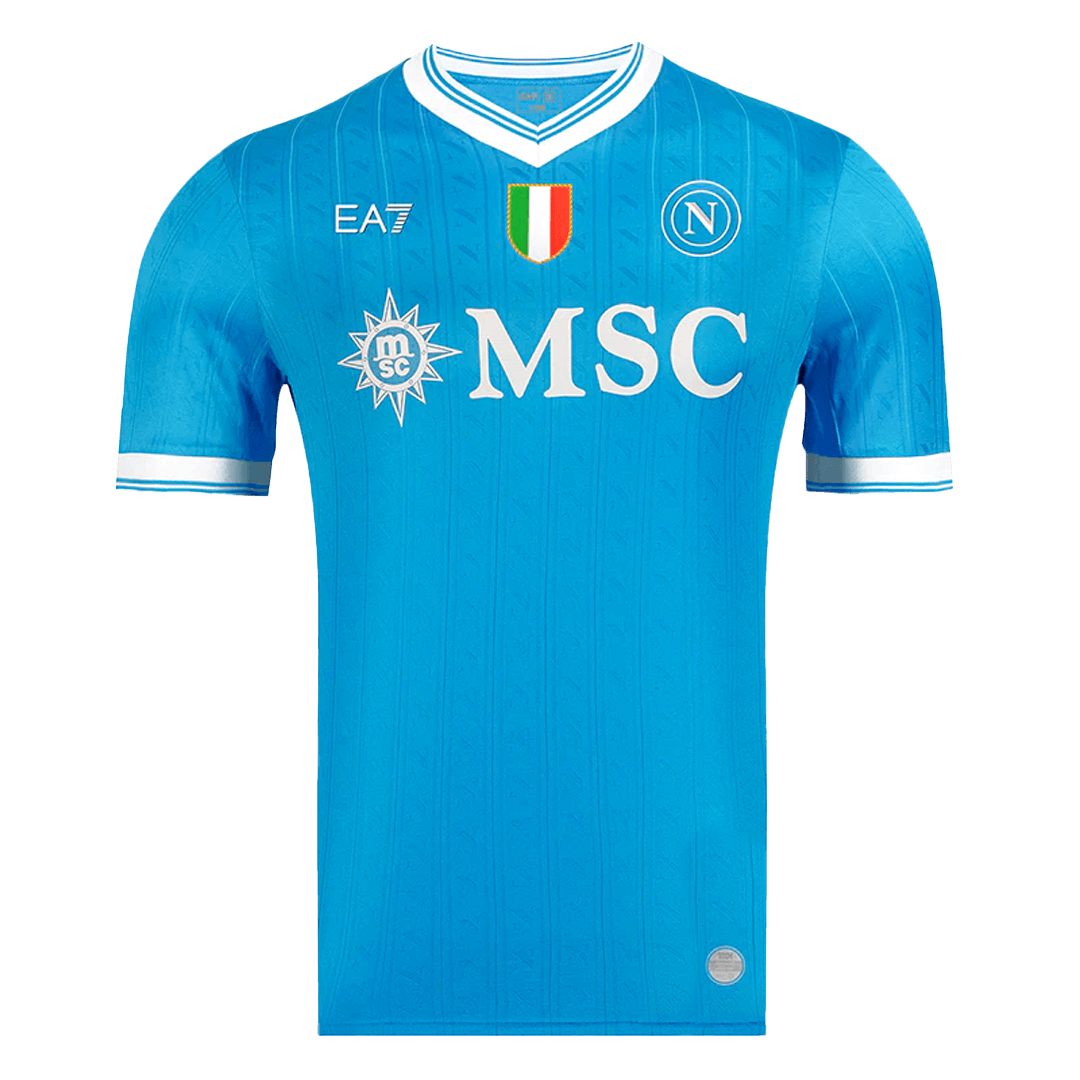 Napoli Domicile Maillot 2025/26 Bleu Joueur