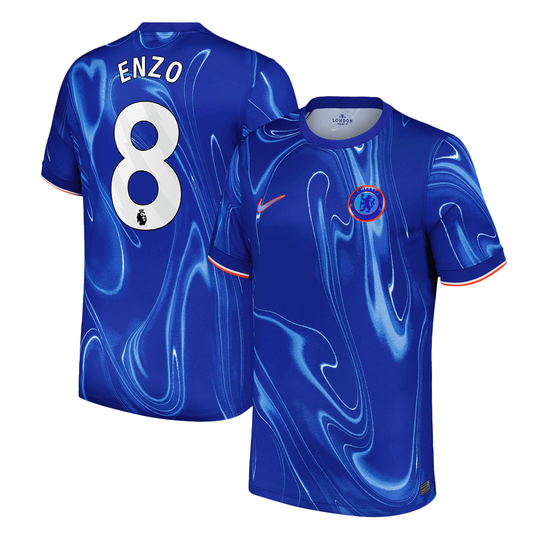 ENZO #8 Chelsea Domicile Maillot 2024/25 Bleu
