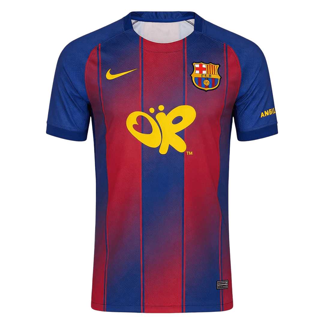 Barcelona Domicile Maillot 2025/26 Rouge&Bleu