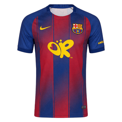 Barcelona Domicile Maillot 2025/26 Rouge&Bleu