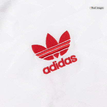 Maillot Rétro Manchester United Extérieur 1991 Blanc
