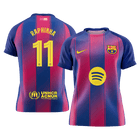 RAPHINHA #11 Barcelona Domicile Maillot 2025/26 Rouge&Bleu - UCL - Super