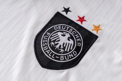 Maillot rétro domicile Allemagne 1996 Blanc