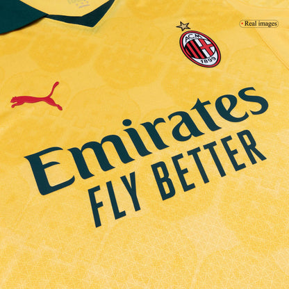 AC Milan Troisième Maillot 2025/26 Jaune Joueur