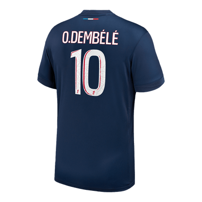 O.DEMBÉLÉ #10 Maillot Domicile PSG 2024/25 Bleu marine