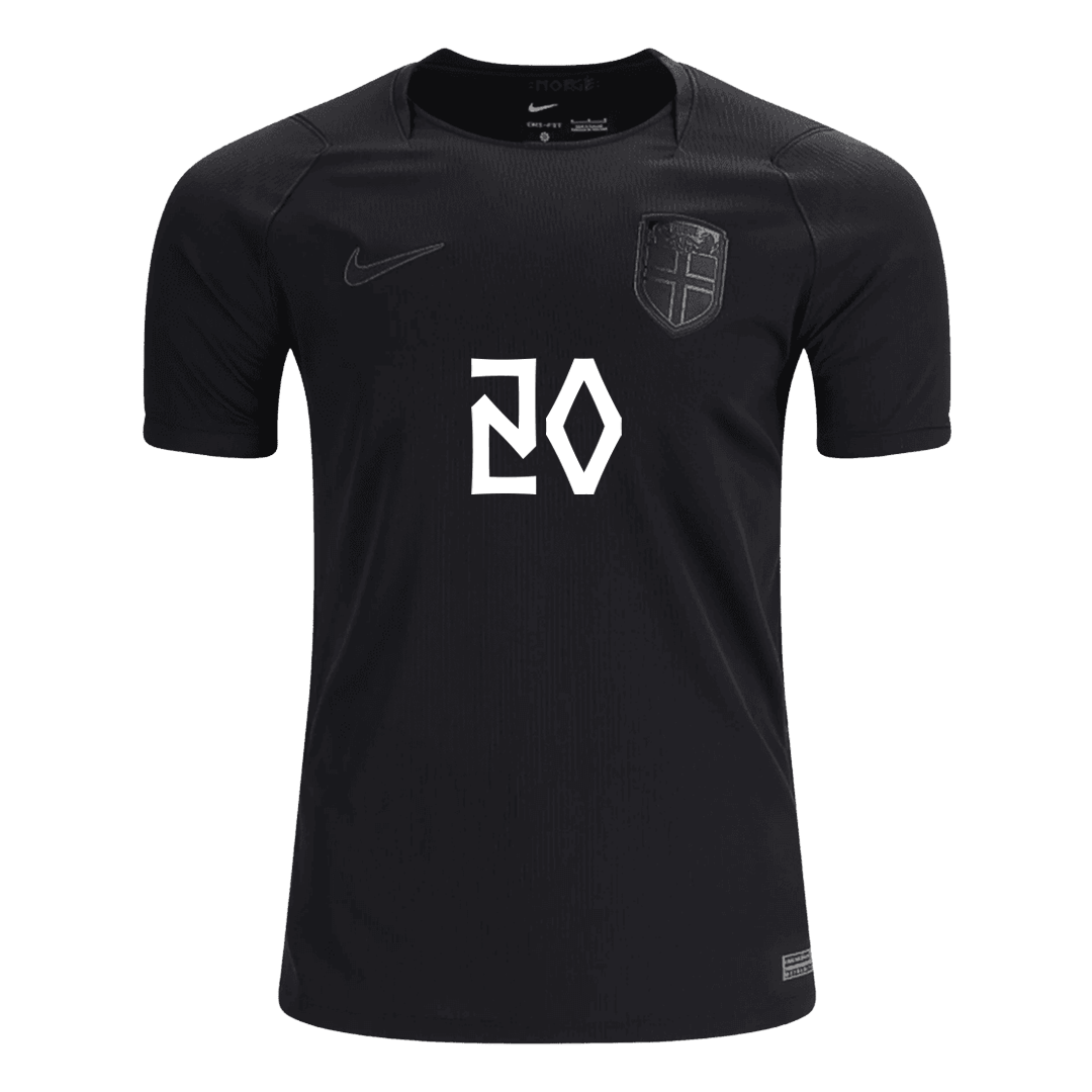 NUSA #20 Norvège Extérieur Maillot - Coupe du Monde 2026 Noir