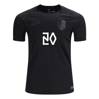 NUSA #20 Norvège Extérieur Maillot - Coupe du Monde 2026 Noir