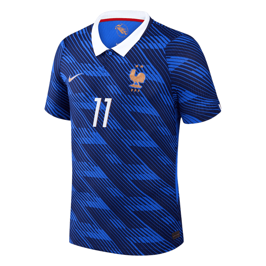 OLISE #11 France Domicile Maillot - Coupe du Monde 2026 Joueur Bleu