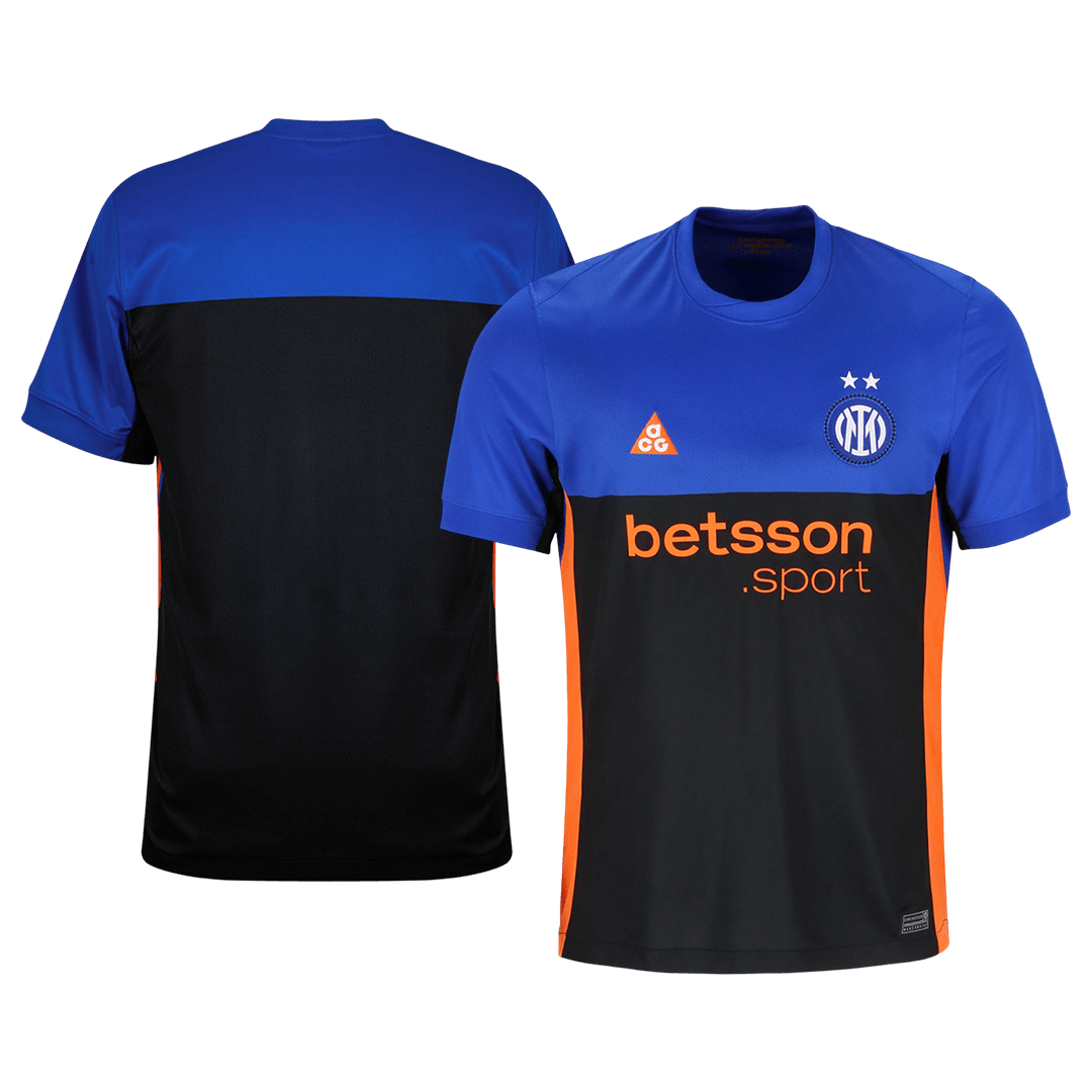 Inter Milan Quatrième Maillot Extérieur 2025/26 Noir&Bleu