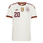 PEDRI #20 Espagne Extérieur Maillot - Coupe du Monde 2026 Blanc
