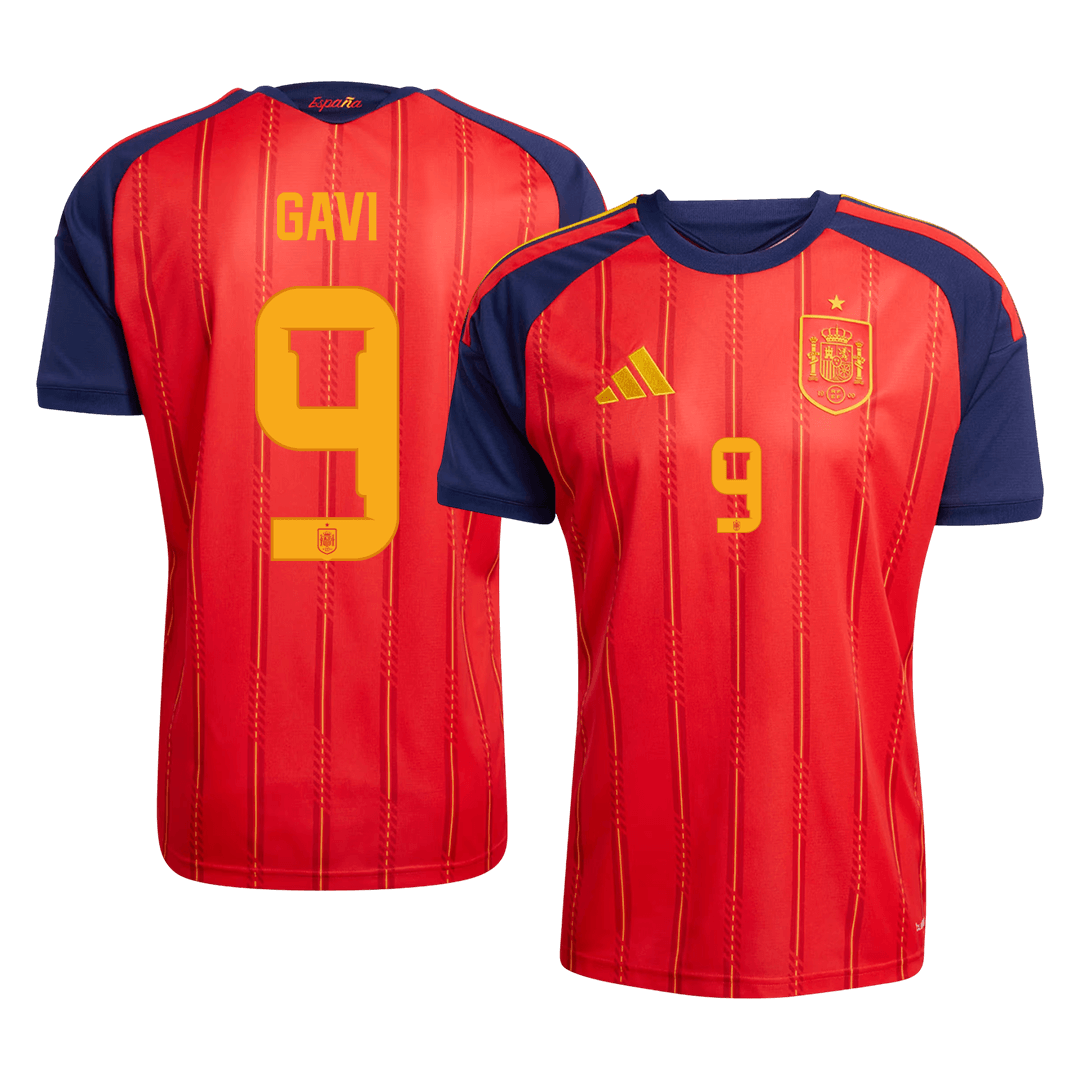 GAVI #9 Spain Home Jersey - 2026 World Cup Red - Super