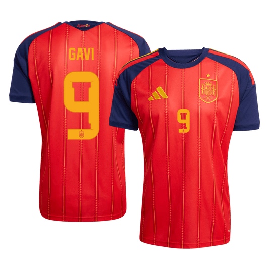 GAVI #9 Spain Home Jersey - 2026 World Cup Red - Super