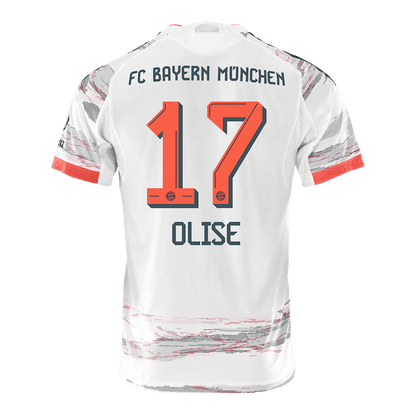 OLISE #17 Bayern Munich Maillot Extérieur 2025/26 Blanc Joueur