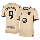 LEWANDOWSKI #9 Barcelona Maillot Extérieur 2025/26 Jaune - UCL