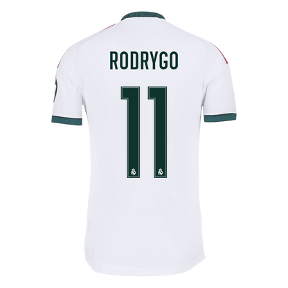 رودريغو #11 قميص ريال مدريد الأساسي 2026/27 أبيض للاعب