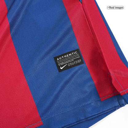 Maillot Domicile Rétro Barcelone 2010/11 Rouge&Bleu