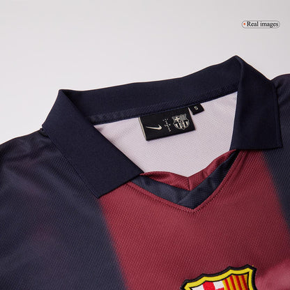 Retro Barcelona Domicile Maillot 2000/01 Rouge&Bleu