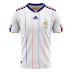 Retro France Extérieur Maillot 2010 Blanc