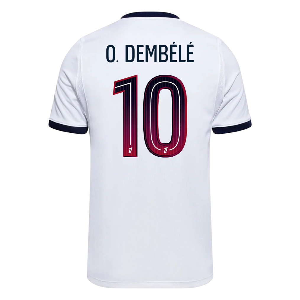 O. DEMBÉLÉ #10 PSG Extérieur Maillot 2026/27 Blanc