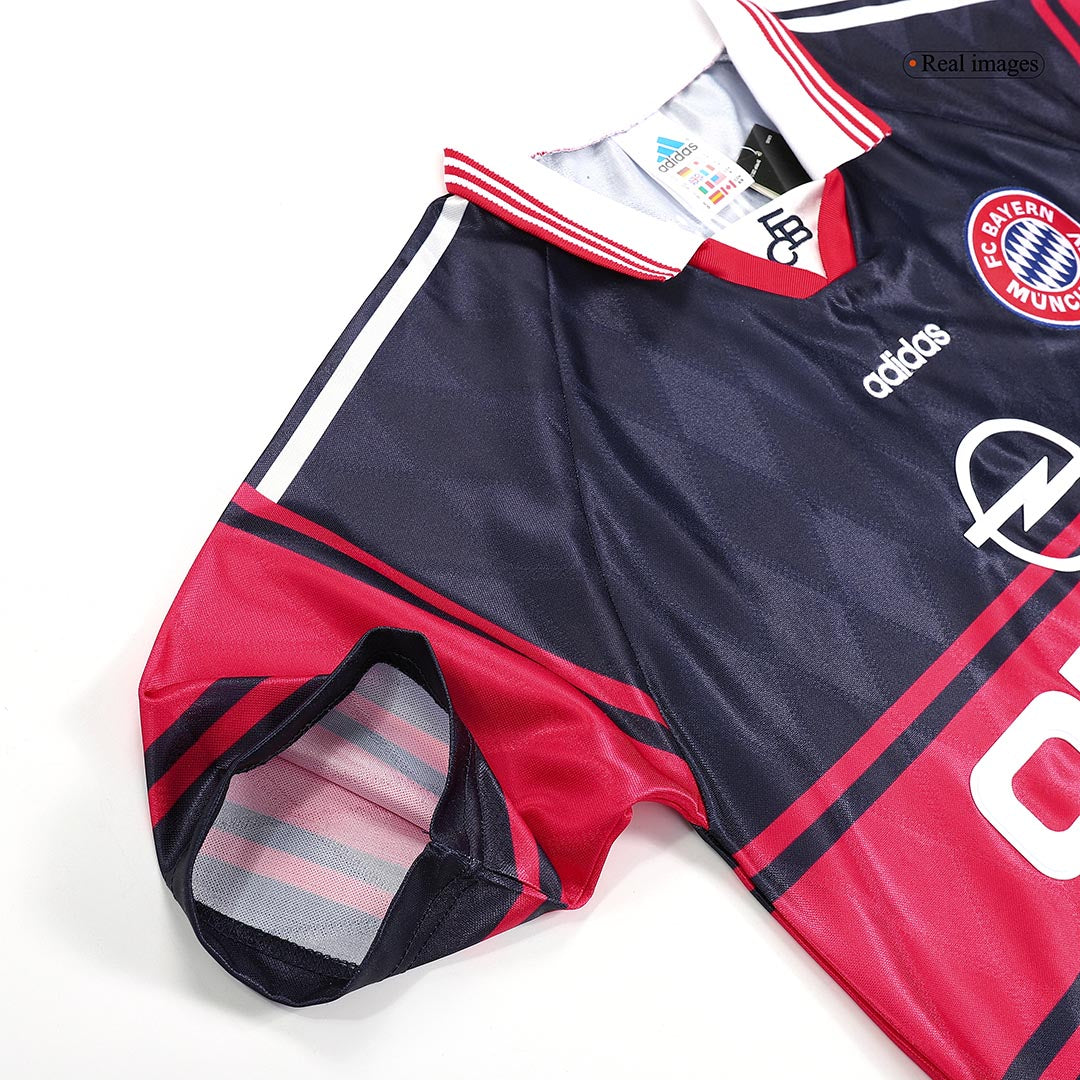 Maillot Rétro Domicile Bayern Munich 1997/99 Noir&Rouge