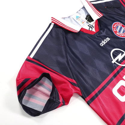 Maillot Rétro Domicile Bayern Munich 1997/99 Noir&Rouge