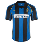 Maillot Rétro Domicile Inter Milan 2001/02 Bleu et Noir