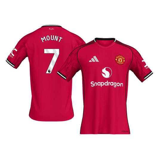 MONTANT #7 Maillot Domicile Manchester United 2025/26 Rouge - Super