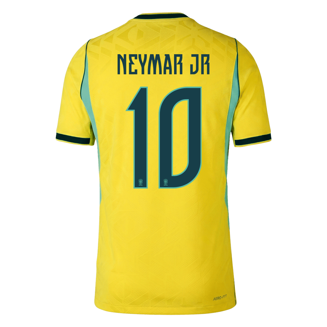 NEYMAR JR #10 Brésil Domicile Maillot - Coupe du Monde 2026 Jaune - Super
