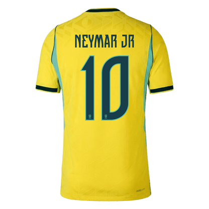 NEYMAR JR #10 Brésil Domicile Maillot - Coupe du Monde 2026 Jaune - Super