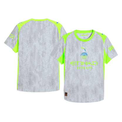 Maillot domicile Manchester City 2025/26 Gris Joueur
